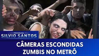 Zumbis no Metrô (Subway Zombie Prank)  Câmeras Escondidas (29/03/15)