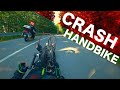 ŽIJEM NA MAX / Handbike CRASH / Vršatecké Podhradie - Pruské 80km/h  / 4k GoPro MAX