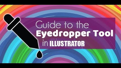 HOW TO USE EYEDROPPER TOOL IN ADOBE ILLUSTRATOR FOR BEGINNERS TUTORIAL 2022 | ZONE DESIGNING