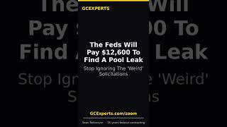 The Feds Will Pay $12,600 To Find A Pool Leak — Stop Ignoring The 'Weird' Solicitations #Shorts