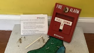 Unboxing and testing of my Simplex 4099-9004 addressable single action fire alarm pull station.
