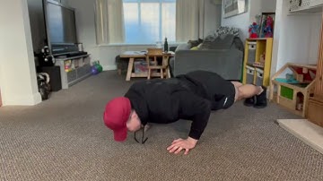 Press up kick through - push up to front kick