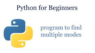 mean median and mode in python | Python tutorials for b... | Doovi