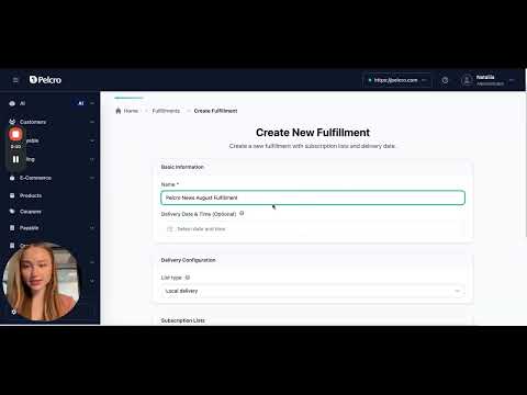 Fulfillment walkthrough