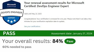 "Microsoft Certified DevOps Engineer Expert Certification Renewal Guide new- Exam AZ-400" | Jan 2024