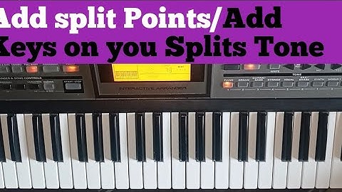 how to add split keys||Add split point||How to play itende