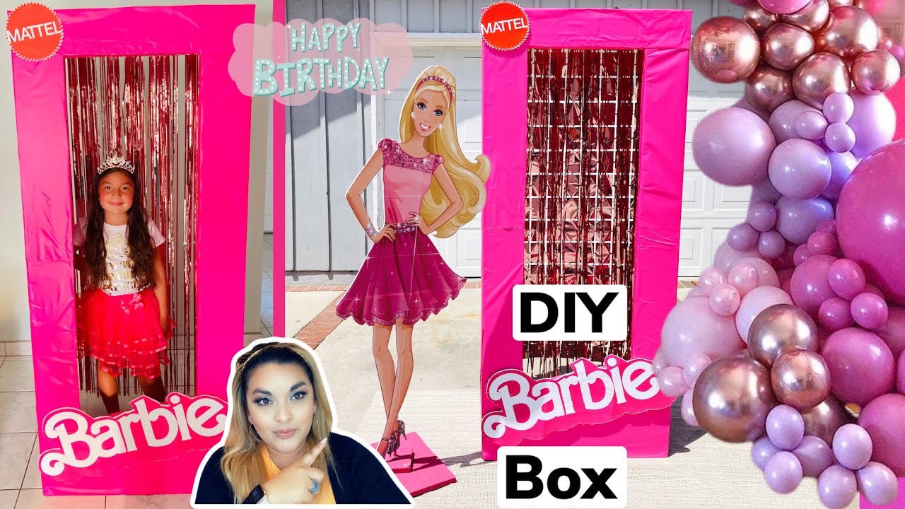 DIY Barbie Box I Party Decoration I Photo Booth 