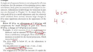 kVp Adjustments for Patient Size