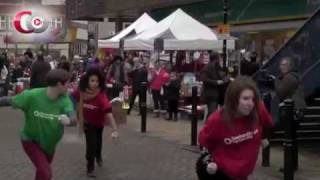 Olympic themed flashmob surprises Barnsley shoppers