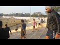 Exercising on stairs at nehru stadium indore