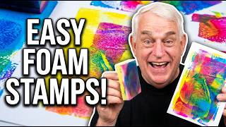 DIY Foam Stamps for Gel Printing – Make Custom Stamps in 5 Minutes! (No Carving!)