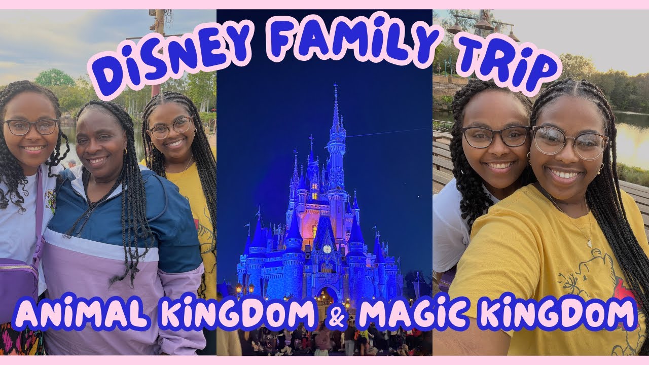 DISNEY WORLD FAMILY TRIP! || ANIMAL KINGDOM & MAGIC KINGDOM - YouTube