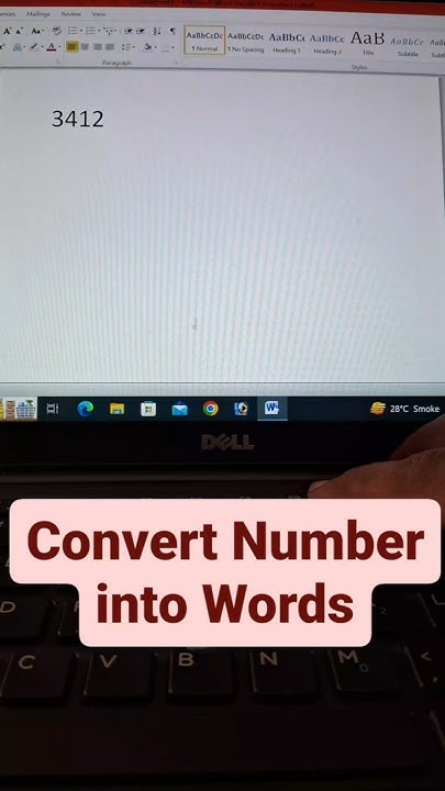 Convert Number into Ms-Word | Ms-Word Trick & Tips #mswordshortcut # ...
