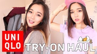 A Minimalist Try-On Haul | UNIQLO SHOPPING HAUL