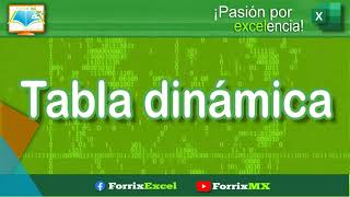 Tabla Dinámica - Forrix Mx
