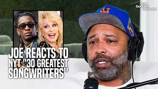 Joe Budden Reacts to NYT "30 Greatest Songwriters"