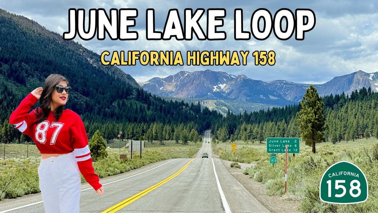 Exploring the Switzerland of California🇨🇭| June Lake Loop Scenic Drive | California Highway 158!