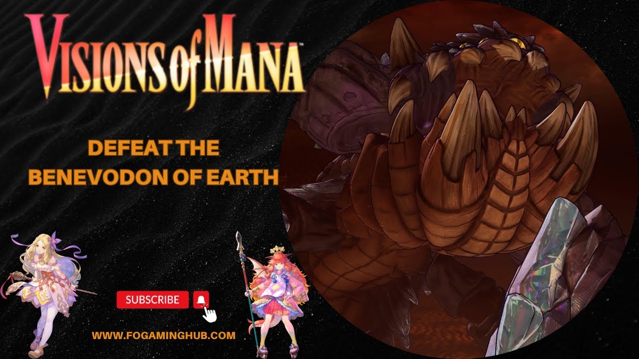 Как победить Беневодона Земли - Visions of Mana