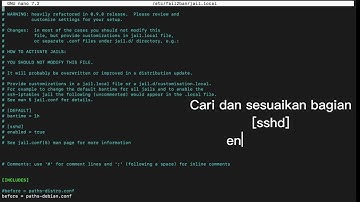 Konfigurasi setup firewall, ssh dan fail2ban pada Ubuntu Server