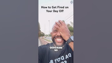 How to Get Fired on YourDay Off!! #advice #comedy #actor