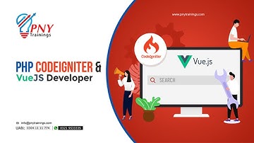 Become a Certified PHP CodeIgniter & VueJS Developer 2021 - Course | PNY Trainings