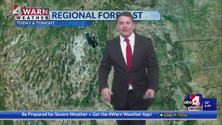 Isolated shower possible as weak cold front passes Northern Utah for the midweek