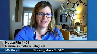 House Judiciary Finance and Civil Law Committee approves omnibus bill 3/31/22