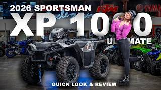 2026 Polaris Sportsman XP 1000 Ultimate Walkaround 89HP AWD Ride Command