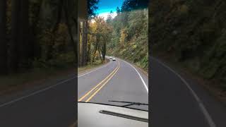 Hwy. 38 Eastbound to Scottsburg, Oregon in the Fall