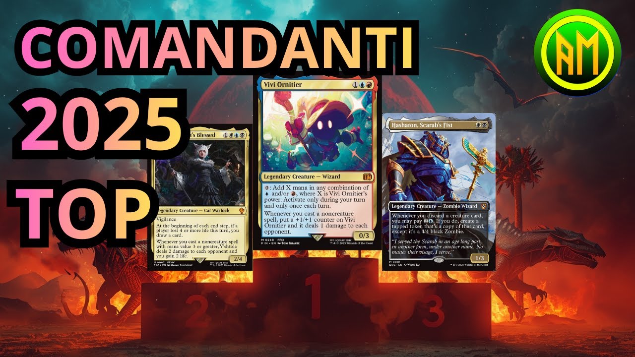 TOP 9 Comandanti del 2025🔸Le migliori Creature Leggendarie🏆 [MTG ITALIA🇮🇹]