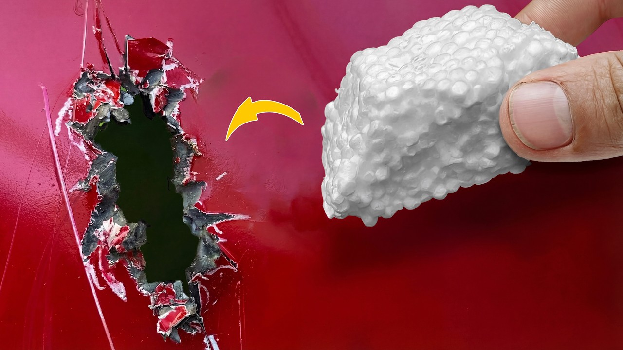 Scratching Styro Why Didn’t I Know This Sooner! This Styrofoam Trick Fixes Plastic ...