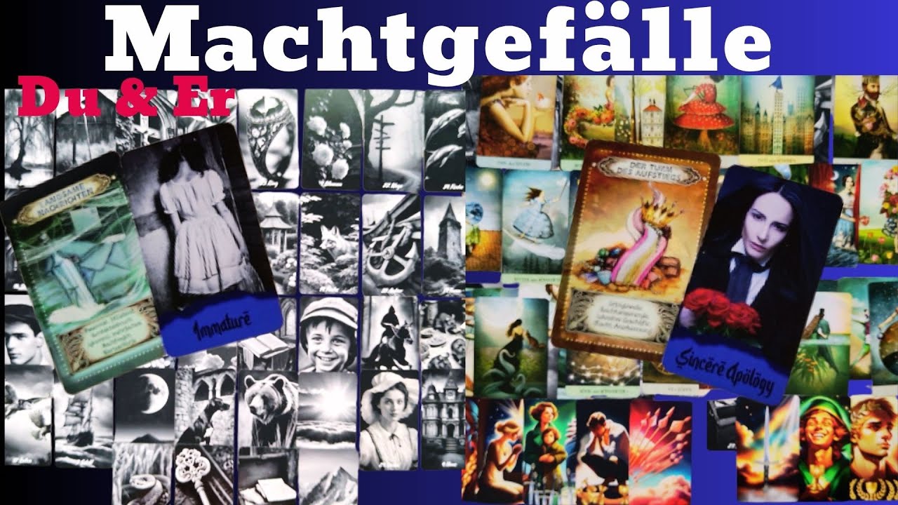 MACHTGEFÄLLE - DU & ER - JEMAND BAUT AN SEINER MACHT UND STELLT DICH IN DIE ECKE! DAS UNIVERSUM RÄT!