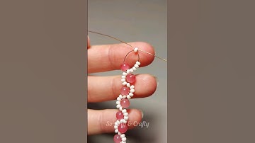 DIY🌟 Easy seed bead ring idea🩷 #beads #beadwork #bracelet #howtomake