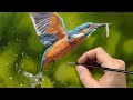 Painting a Kingfisher in oil | Episode 229