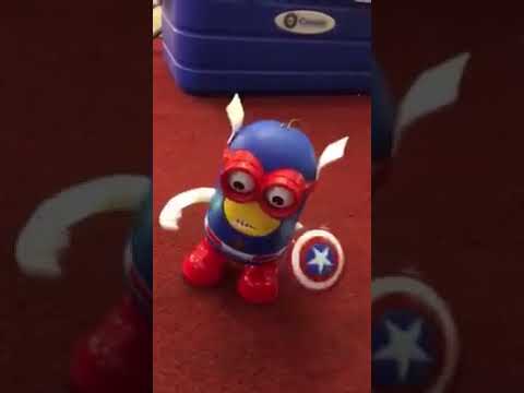 Captain America Minion with lenantern - Captain America Minion with lenantern