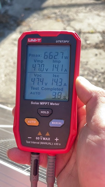 Замер мощности солнечной панели на 700 ватт - YouTube