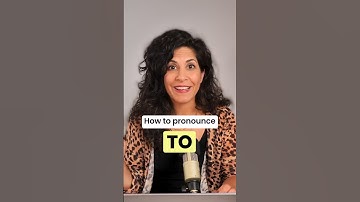 How to pronounce 