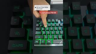 here's how to switch arrow keys input with wasd keys input!