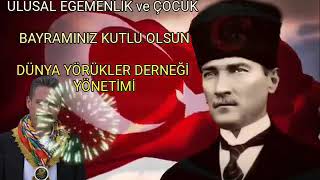 Ulusal Egemenli̇k Ve Çocuk Bayraminini Bi̇zlere Armagan Etti̇n Ülkemi̇zi̇n Başinda Vürüsdi̇ye Bi̇r İllet V