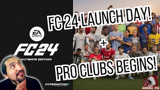 🔴LIVE - AMARU_HQ - FC 24 LAUNCH! PRO CLUBS WITH RANDOS + FRIENDS - FIND YOUR PASSION -