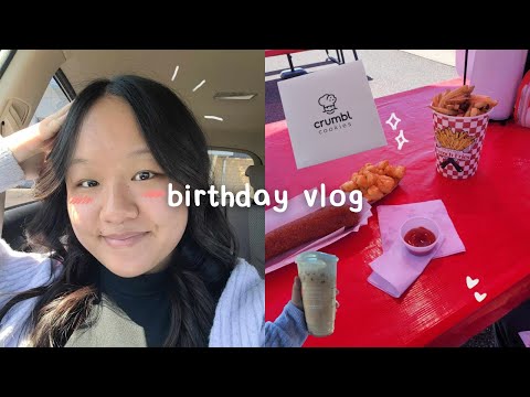 BIRTHDAY VLOG 🎉 turning 23, hair cut, lots of food