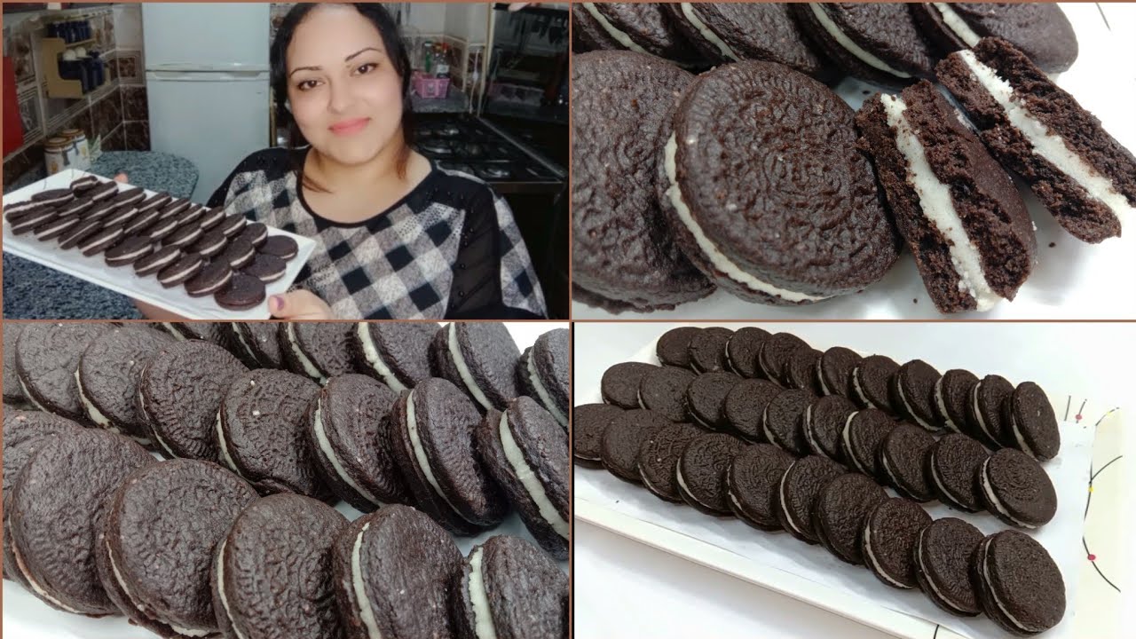 بسكويت الاوريو صيامي بكوب ونصف دقيق فقط بدون بيض أو حليب | بسكويت صيامى | حلويات صيامي | اكلات صيامي