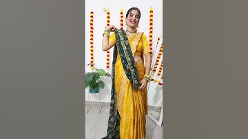 Teej look saree with dupatta #saree #drape #sareedraping #rekhamishra