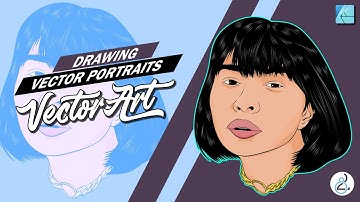 Drawing Vector Portraits With Affinity Designer 🎨 | Portrait Vector Art Quick Practice Session