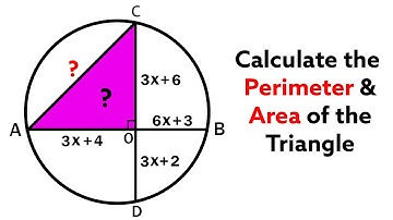 Math Olympiad Geometry Question | Find the Perimeter & Area of the Triangle
