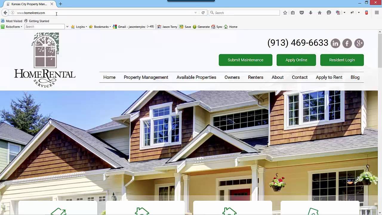 Home Rental Services Online Application Instructional Video YouTube