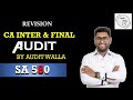 Revision of SA 580 Written Representation | CA Final & Inter | Nov-23 Exams | AUDIT WALLA