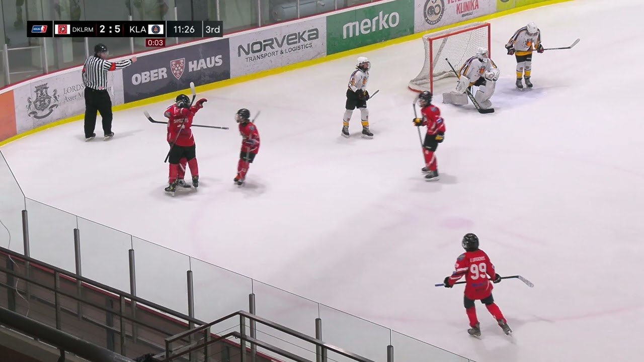 NVLRL U-13 pusfinalis: DKLRM - HC Klaipėda gražiausi epizodai / 2024-03-23