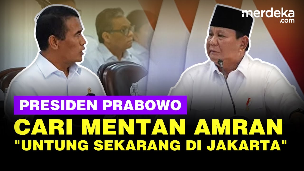 Prabowo Sempat Cari-Cari Mentan Amran: Untung Sekarang di Jakarta, Biasa di Kalimantan