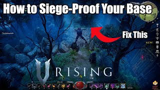 V Rising - How to Siege-Proof Your Base - Best Base Defense for V Rising